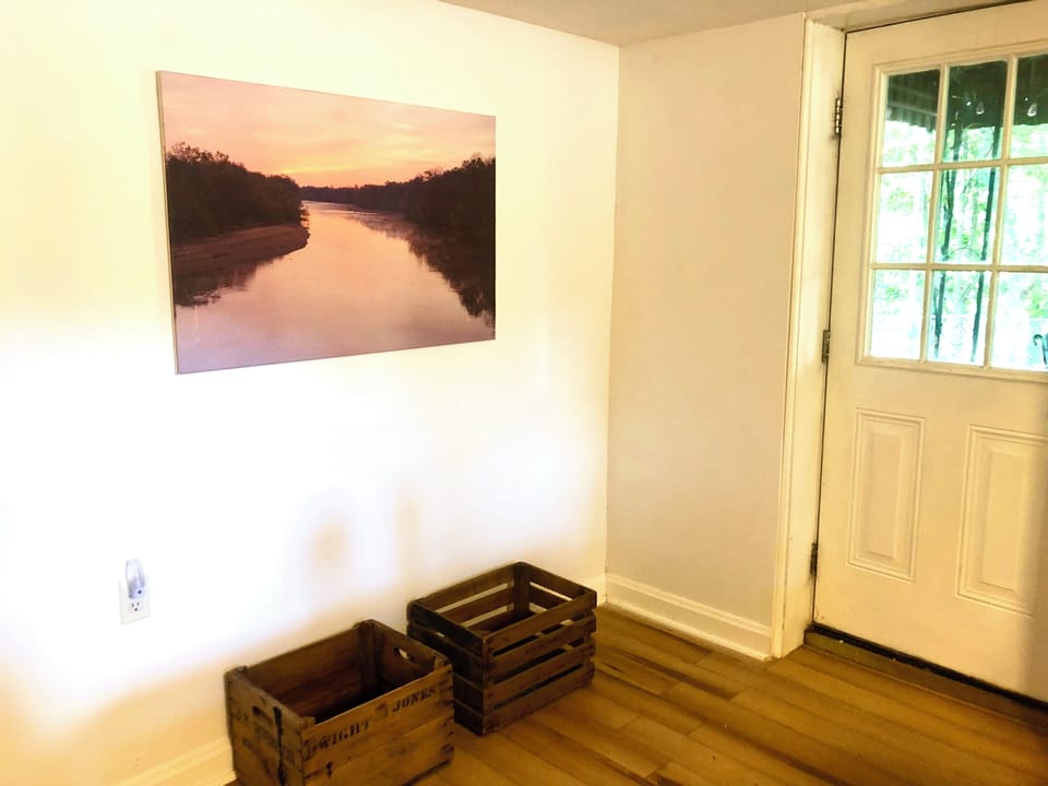 Entryway in living room