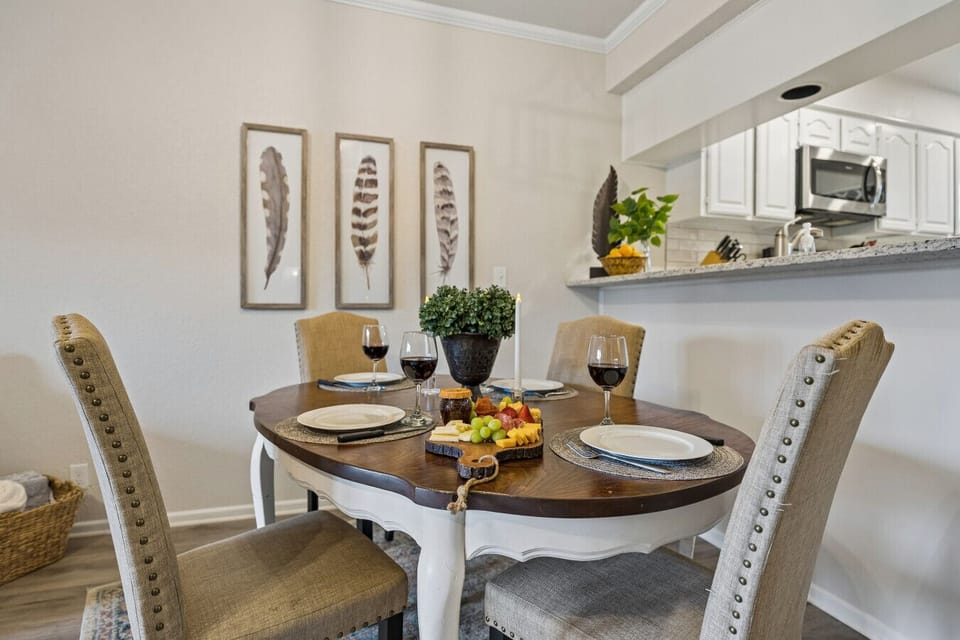 Dining Area | Dining Table | Seating For Four & Wall Art
