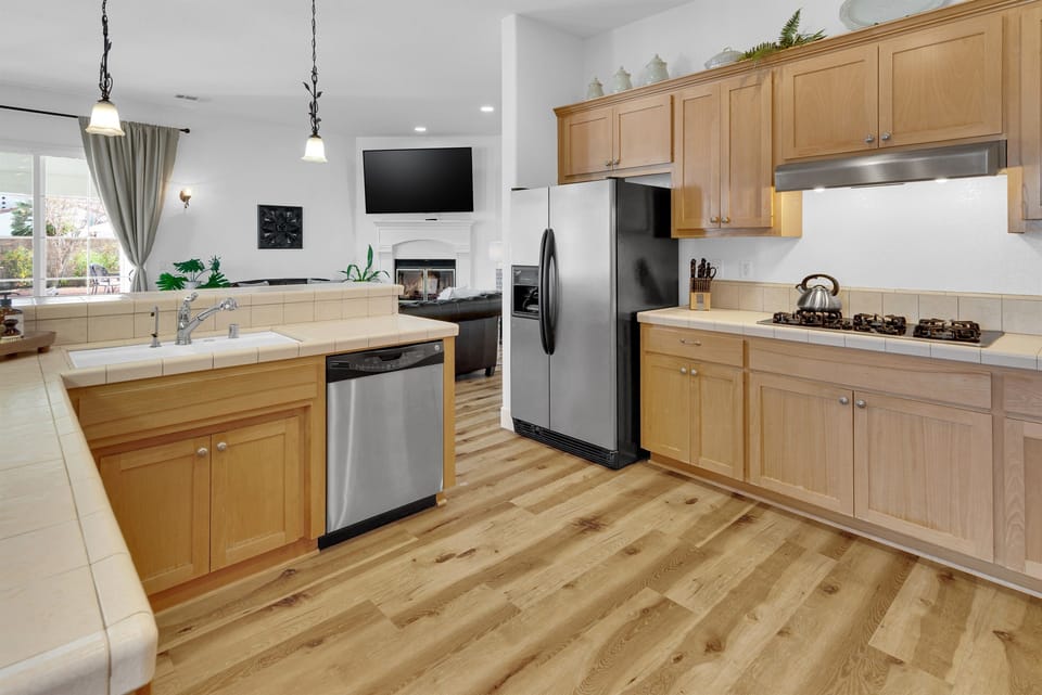 Fully equipped kitchen at the heart of the home—perfect for cooking and gathering together