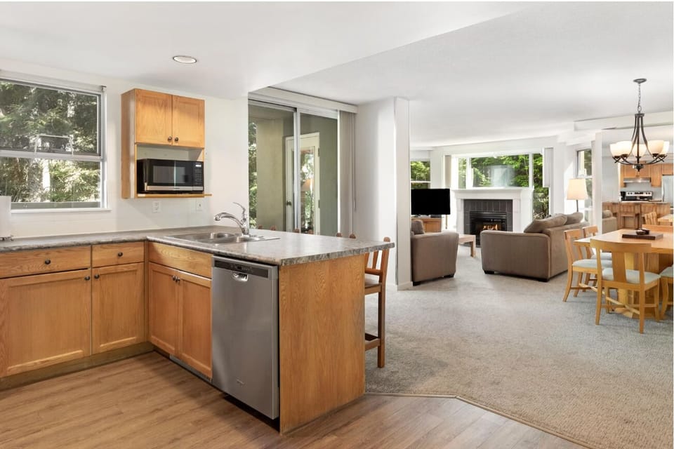 Enjoy open-concept comfort from kitchen to dining and lounge.