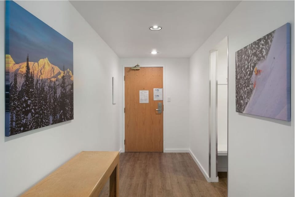Arrive with ease through a clean, well-lit private entry.