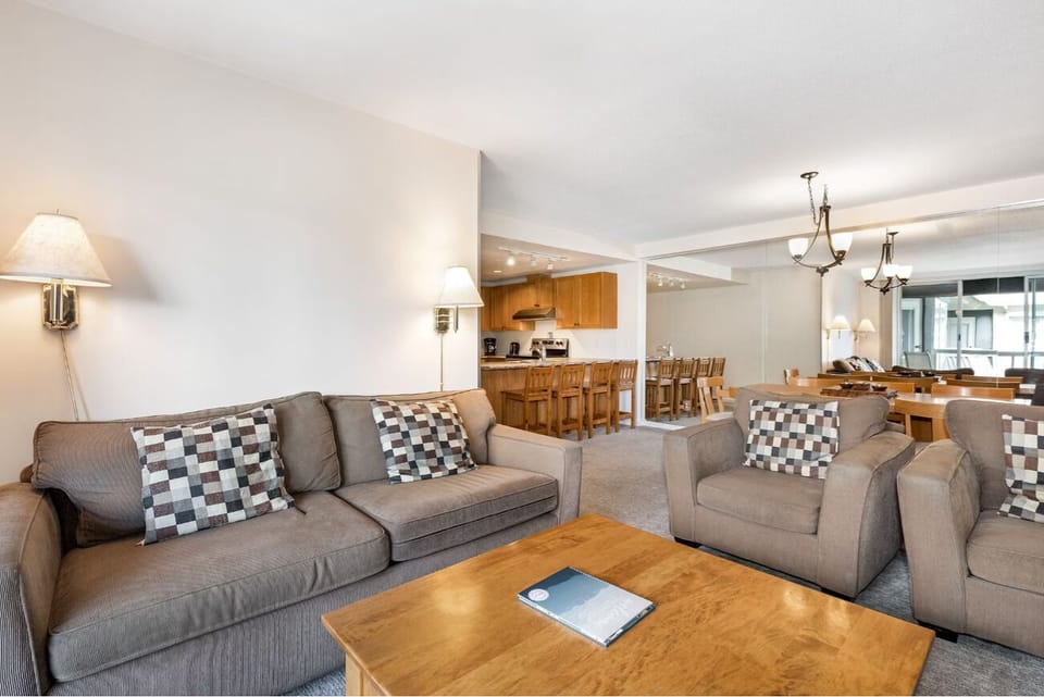 Gather on plush seating for games, chats, and movie nights.