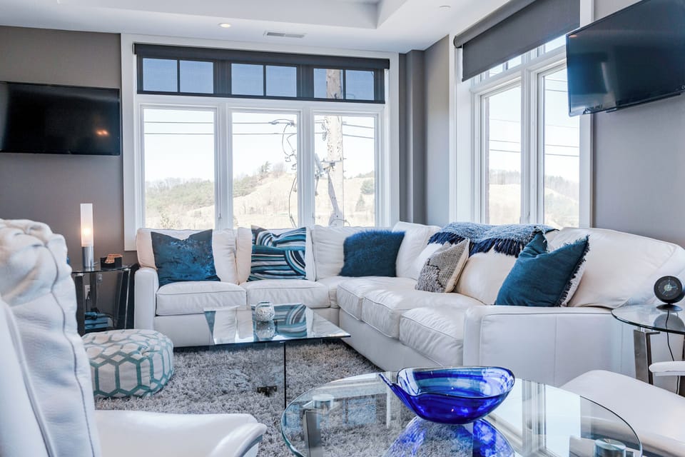 Open living space over looking Grand Haven