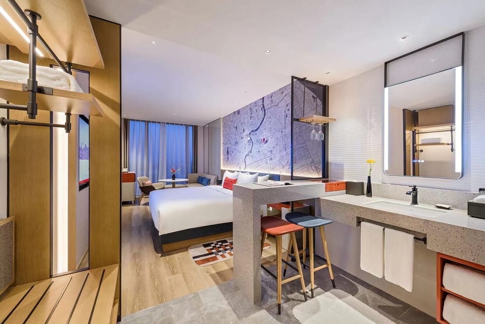 Superior Double Room, City View | Down comforters, free minibar, in-room safe, individually decorated