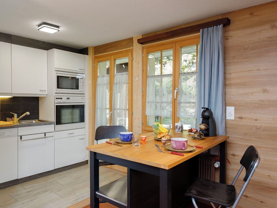 Furniture, Interior Design, Flooring, Wood, Floor, Countertop, Chair, Ceiling, Kitchen, Kitchen & Dining Room Table