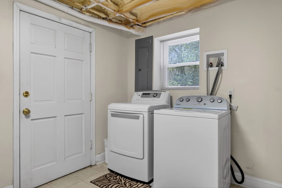 Laundry area.