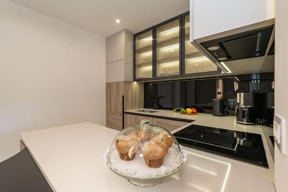 Apartment, Balcony, Garden View | Private kitchen