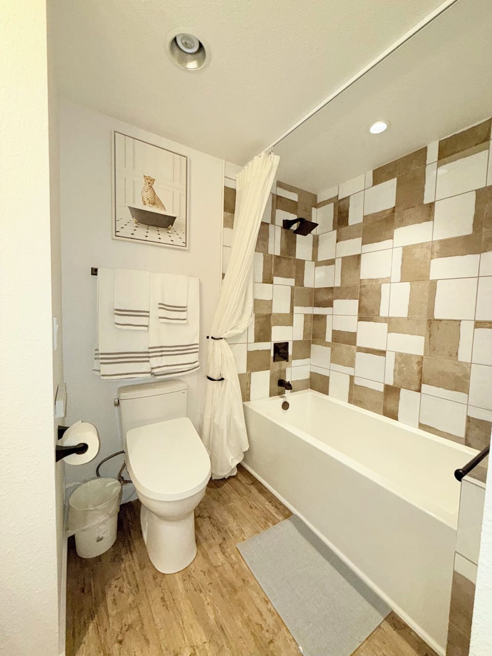 Hallway bathroom