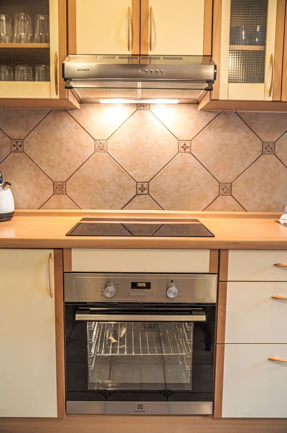 Kitchen, Kitchen Appliance, Major Appliance, Wood, Countertop, Cabinetry, Flooring, Home Appliance, Kitchen Stove, Interior Design
