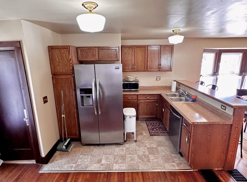 Mulberry House - Kitchen Refrigerator and Sink