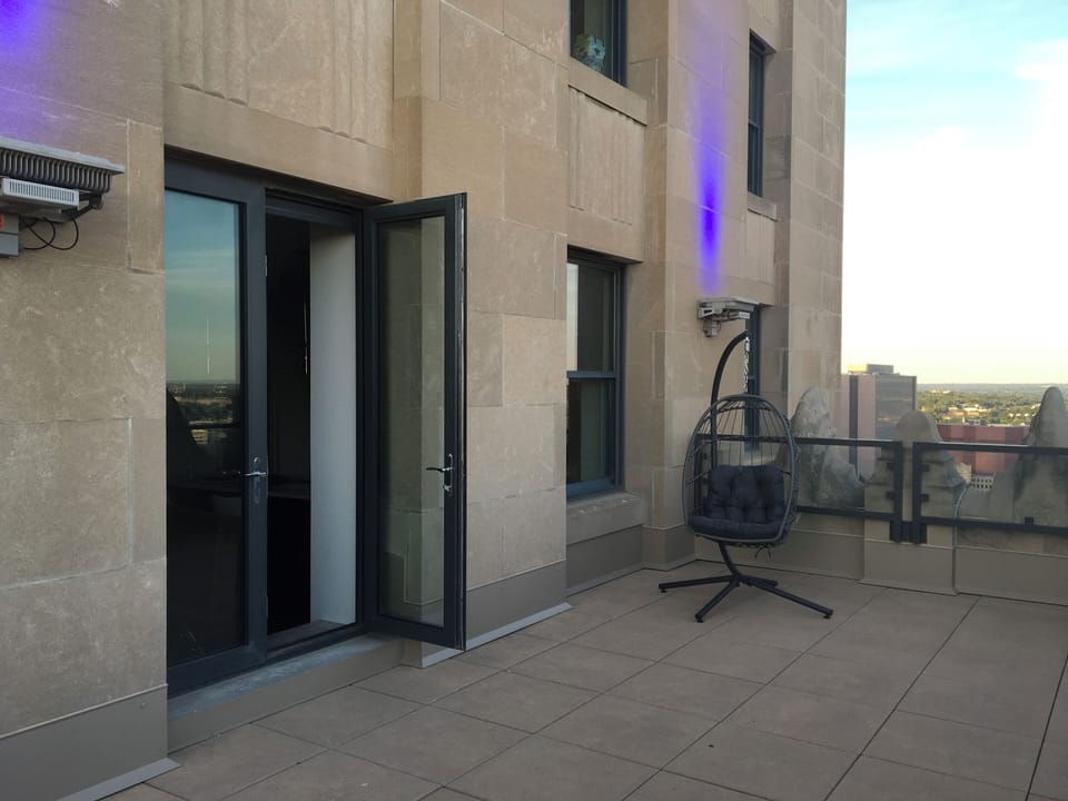Your own 500 sq ft Terrace with downtown views