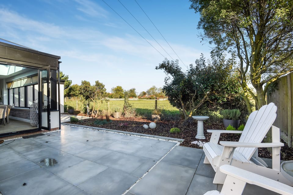Outside area with view