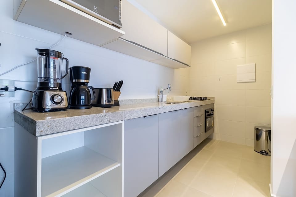 Apartment | Private kitchen | Microwave, oven, toaster, blender