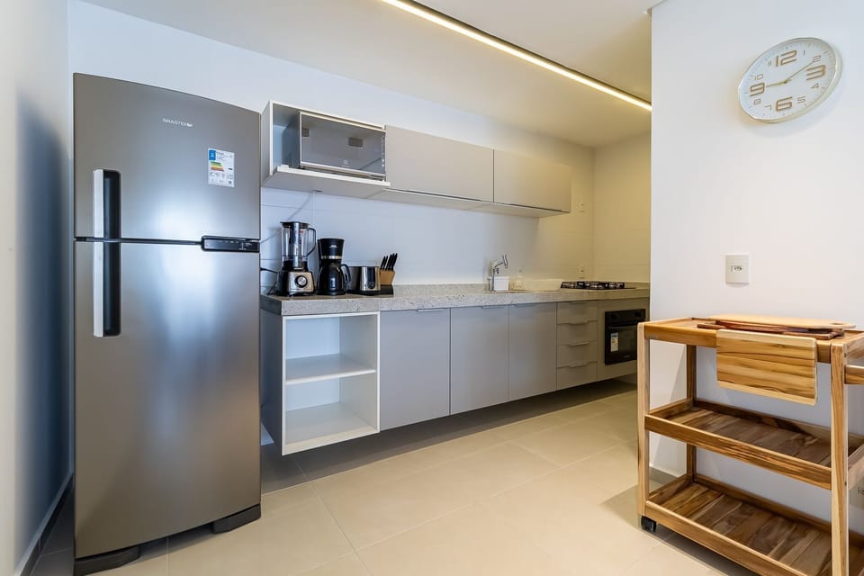 Apartment | Private kitchen | Microwave, oven, toaster, blender