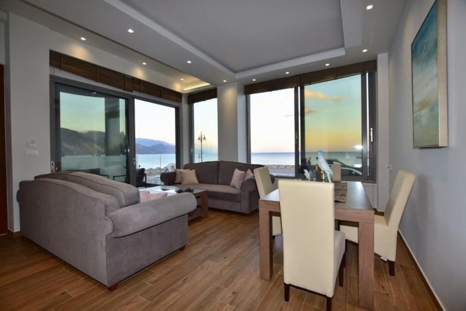 Apartment, Patio, Sea View | Living area