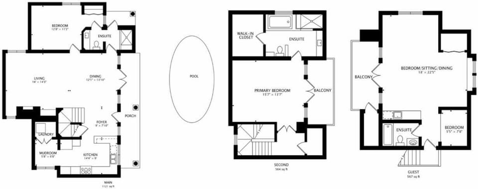 Palm Oasis - Floor Plans