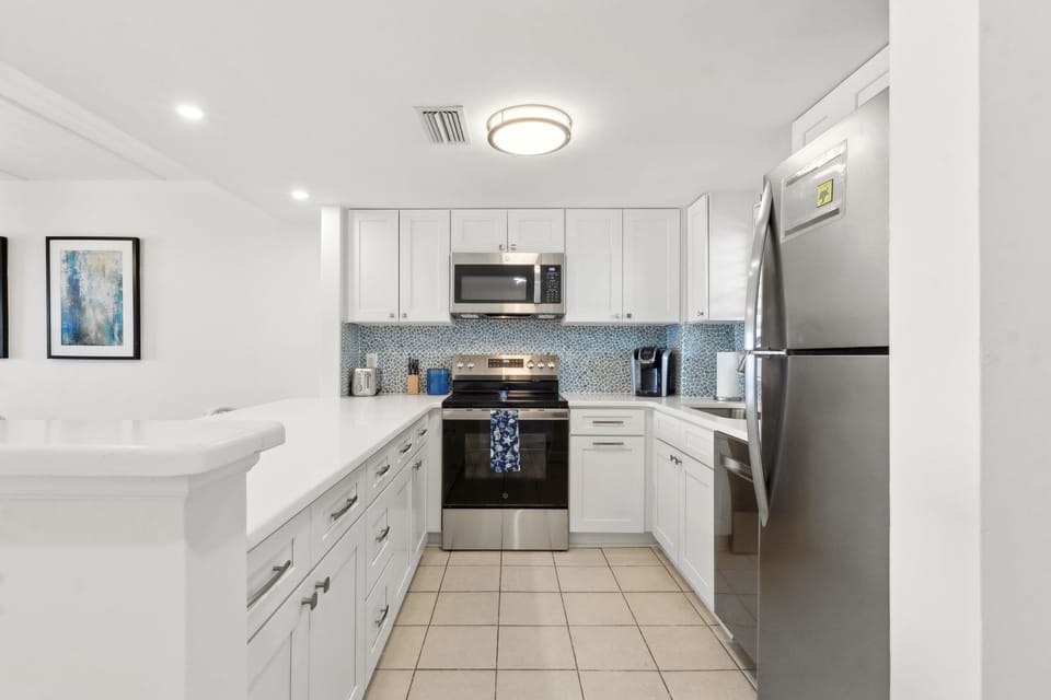 Full kitchen for enjoying meals at your home-away-from-home