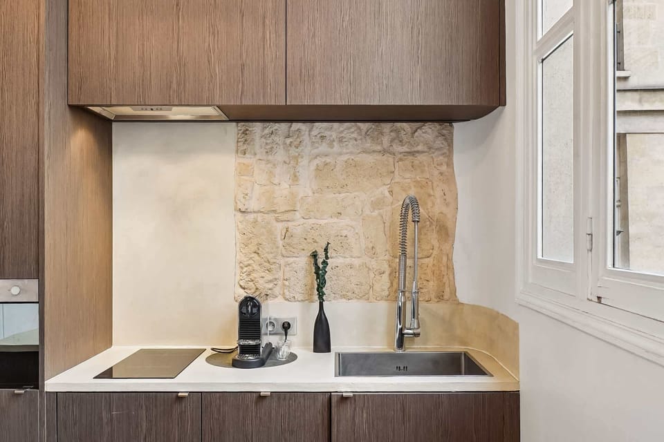 The kitchen  
