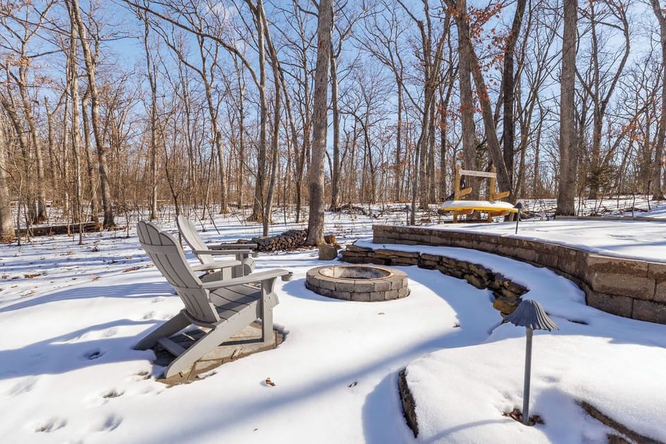 Fire pit and parking