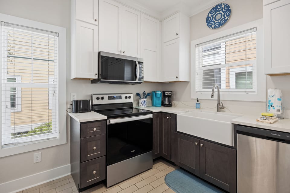 Sandcastle Key Unit 15C by PKRM - Modern appliances! And who does not love a farmhouse sink?