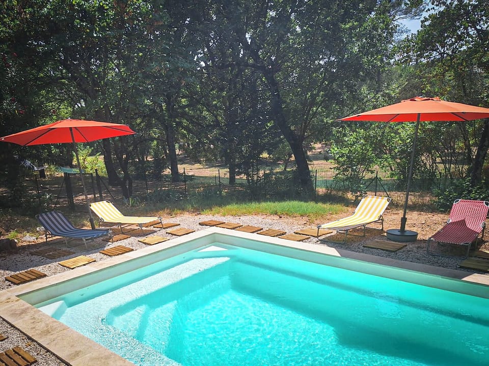 Pool and sun loungers