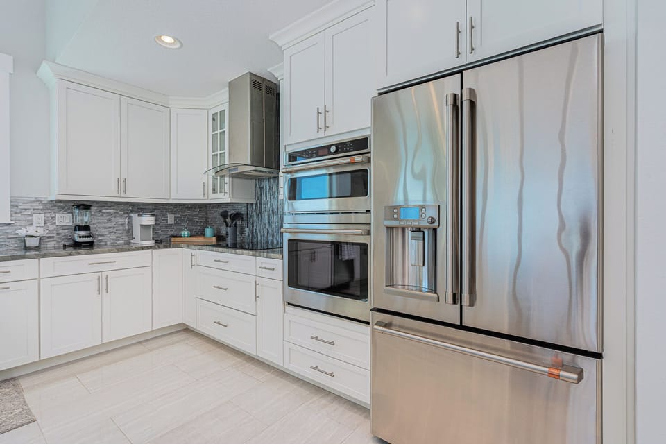 Fully stocked kitchen