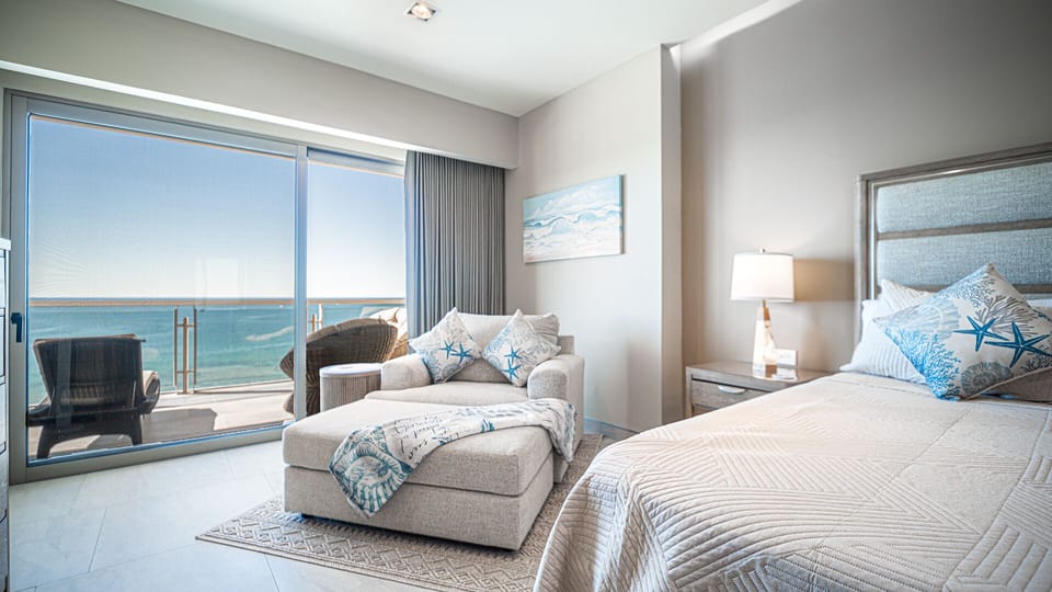 Comfortable chaise lounge in the bedroom