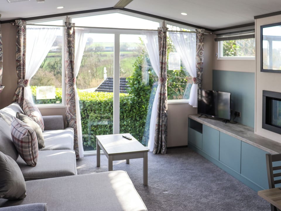 Open plan living space | Lockwood 47 - Redford Caravan Park, Narberth