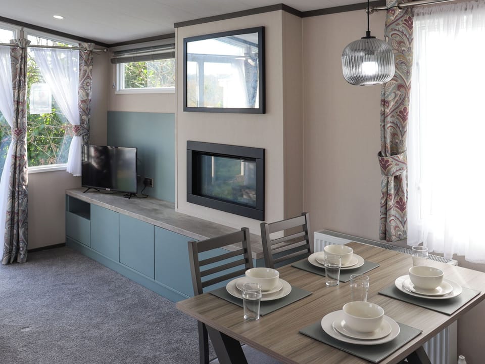 Open plan living space | Lockwood 47 - Redford Caravan Park, Narberth