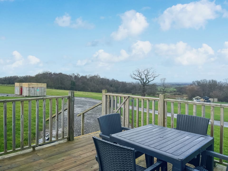 Decking | Oak Tree Lodge - Wallace Lane Farm Cottages, Brocklebank, near Caldbeck and Uldale