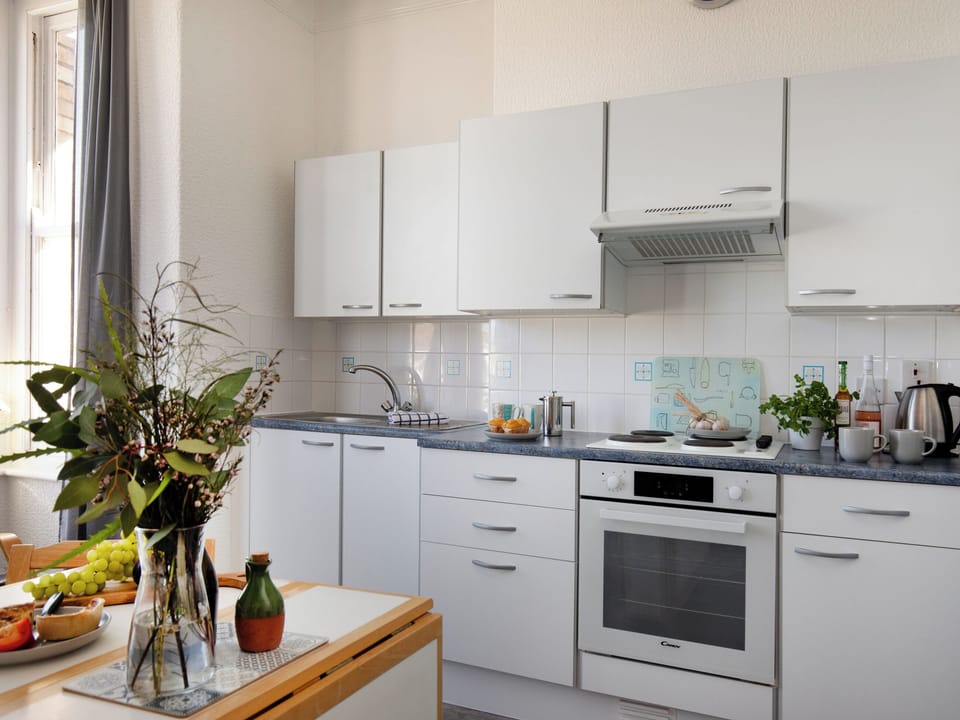 Kitchen/diner | Sea Views - Atherfield Apartments, Paignton