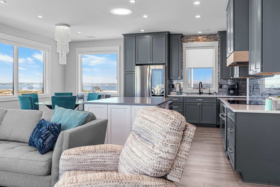 Open living area designed for connection and comfort