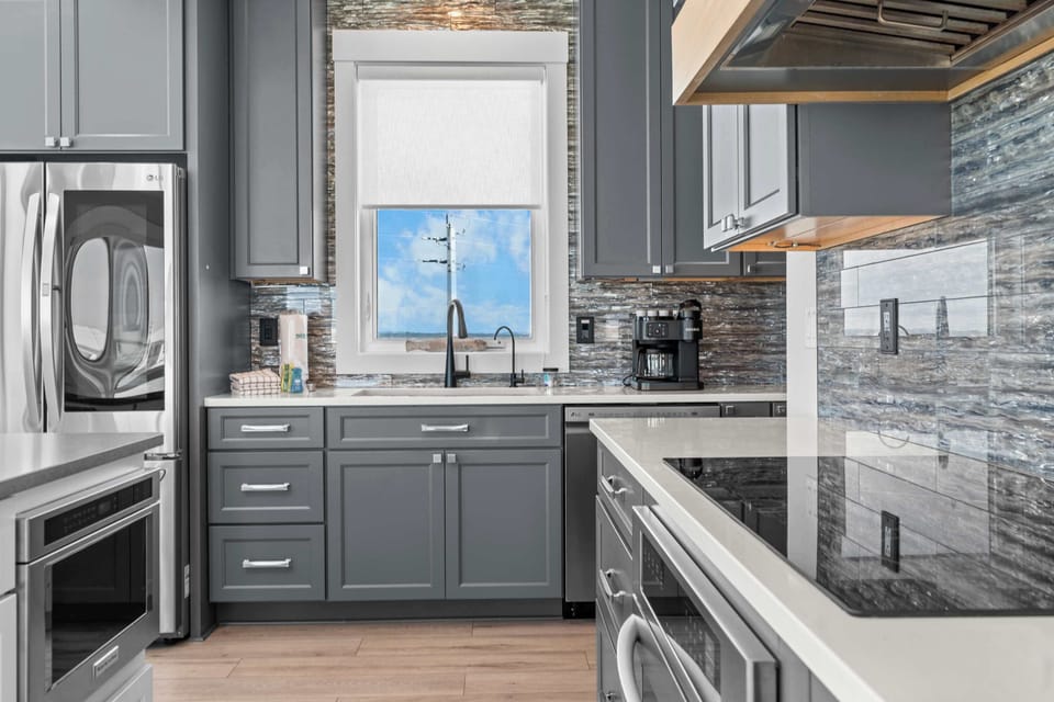 Fully equipped kitchen ready for vacation meals