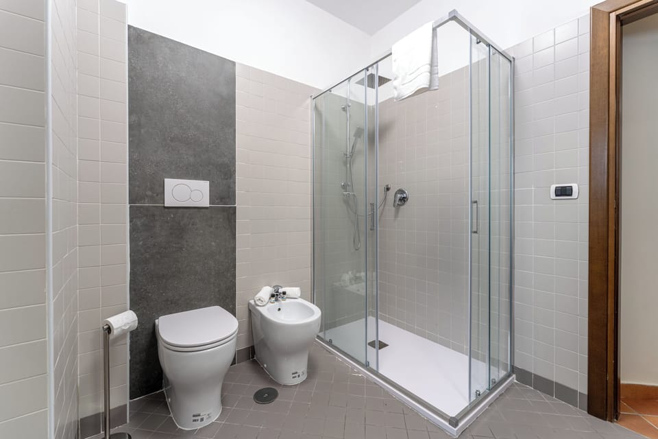 Deluxe Double Room, Park View | Bathroom | Hair dryer, bidet, towels, soap