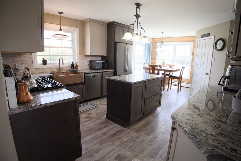 Fully stocked kitchen