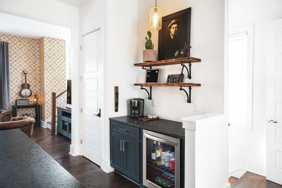 Super functional well stocked kitchen for cooking & entertaining with coffee bar