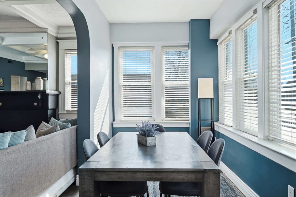 Dining Area 1: Cozy dining space in Unit A for shared meals and conversations.