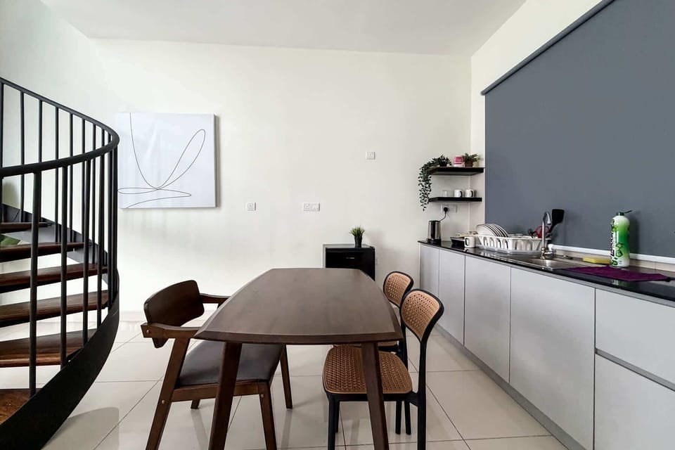 A kitchen & dining.