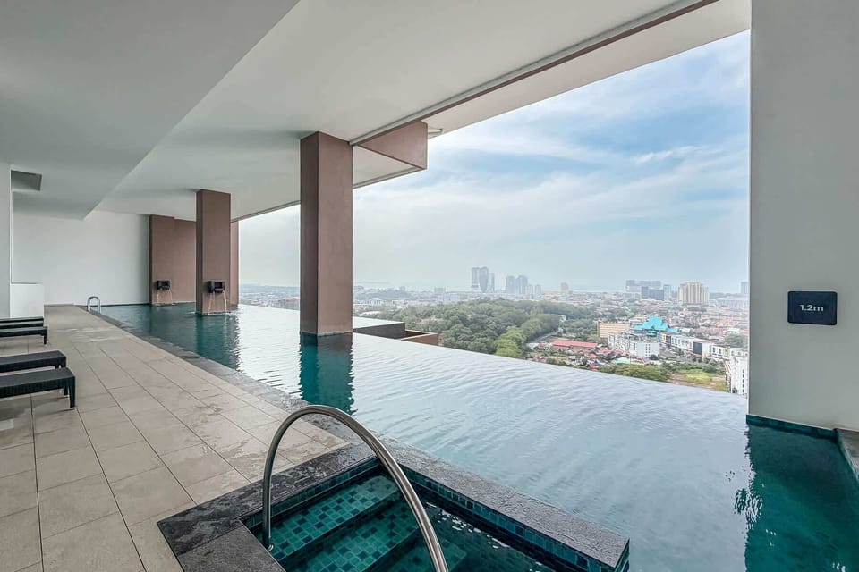 *An indoor pool. (swimming pool under maintenance)