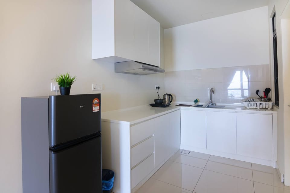 The kitchen area for light cooking.