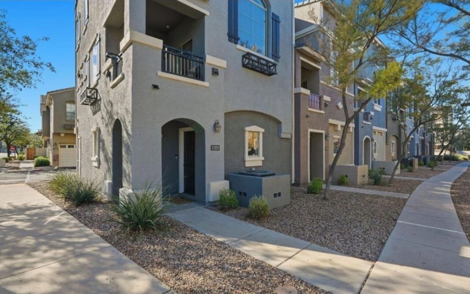 Three story townhouse.  First floor is the 2 car garage. 2nd is the kitchen....