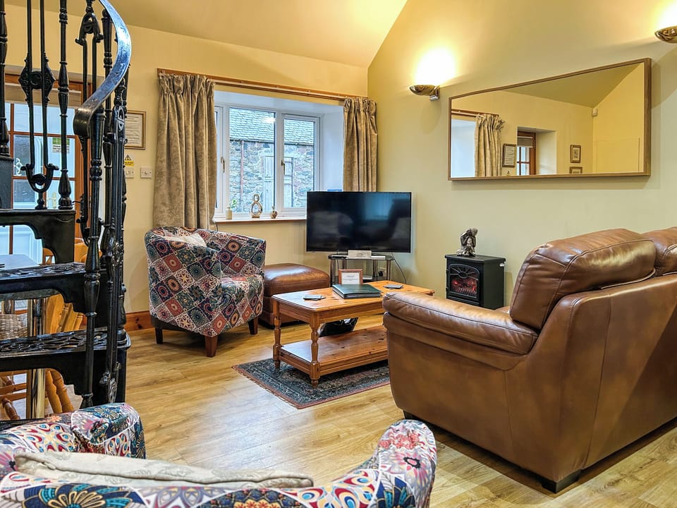 Living area | Ploughman&rsquo;s Rest - Winston Holiday Accommodation, Peebles