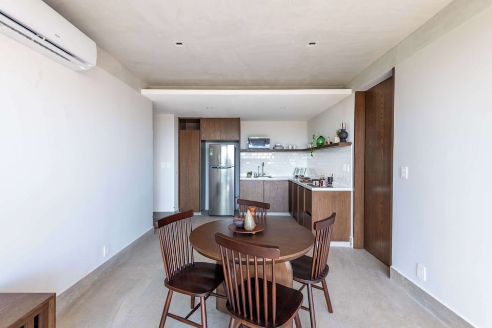 Dinning area and kitchen