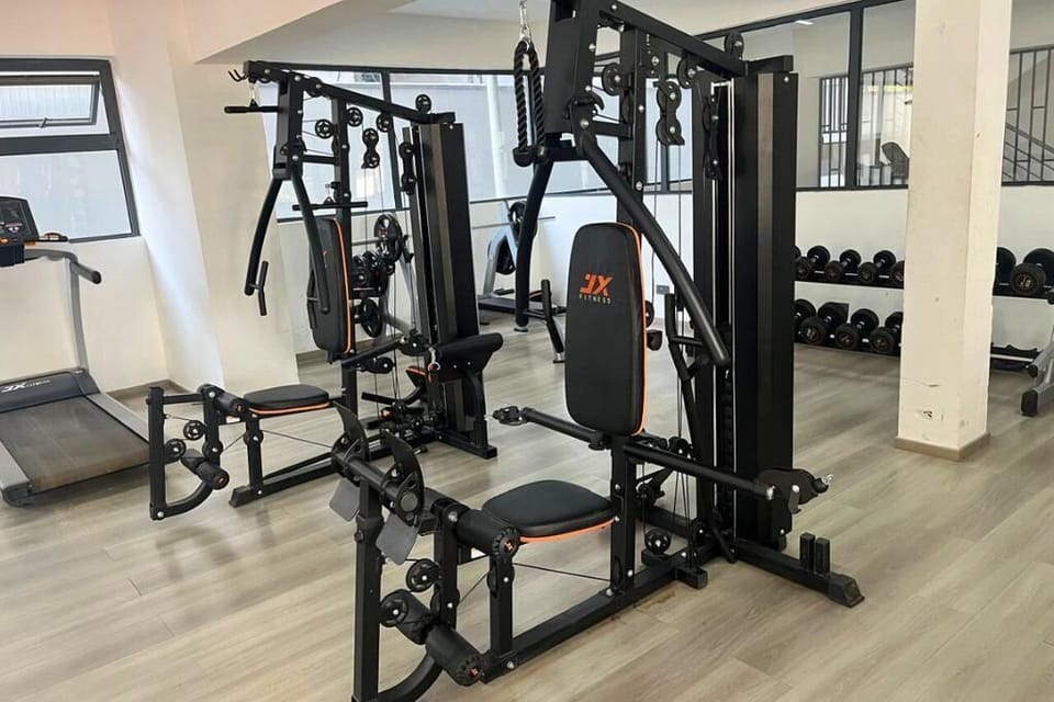 Luxury Room, Balcony, City View | Fitness facility