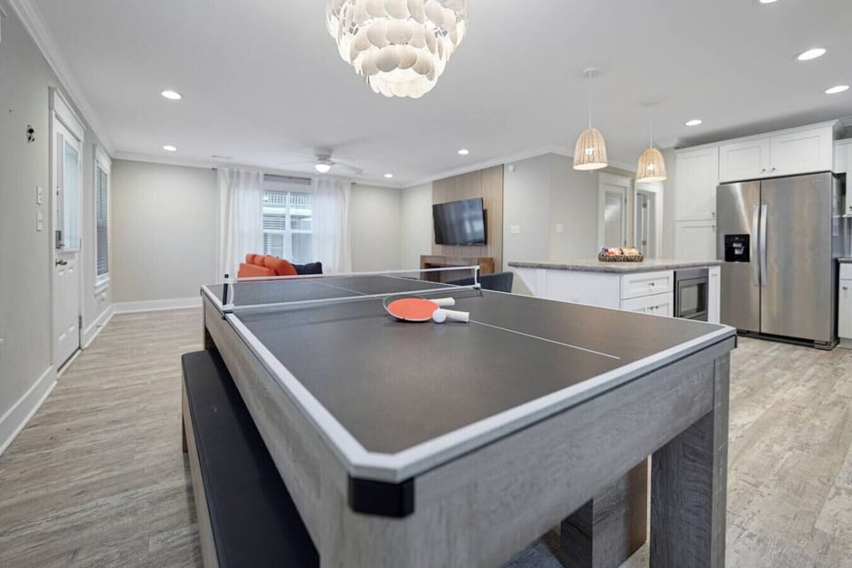 The Ping Pong setup of our 3-1 Game Table!