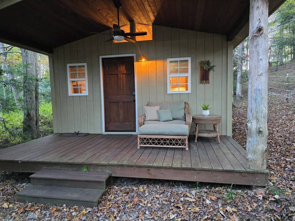 Oversize chair to snuggle up or relax on the porch
