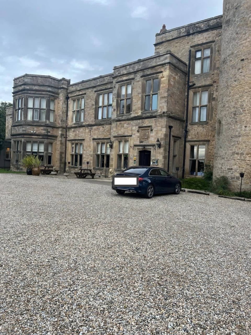 The main hotel reception entrance where you will collect your keys.