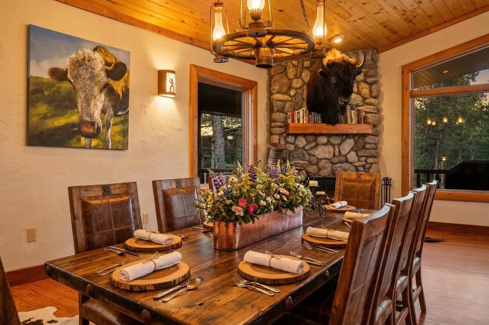 Gather here for memorable dinners and long conversations.