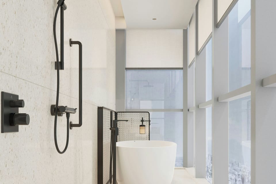 Room, 1 King Bed, City View | Bathroom