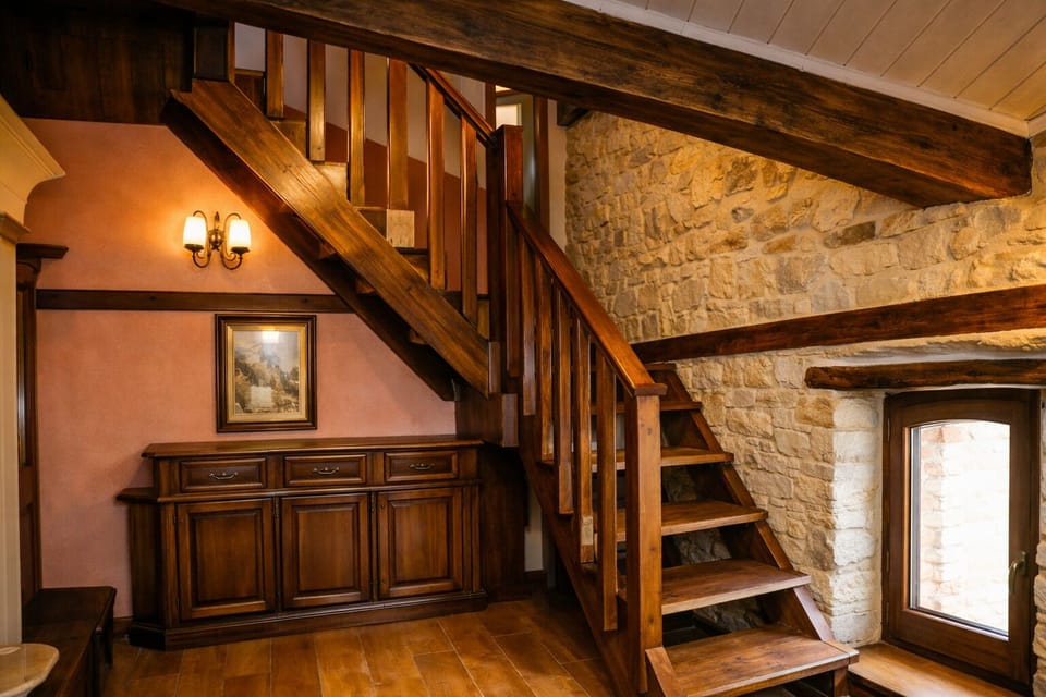 Spello mezzanine stairs